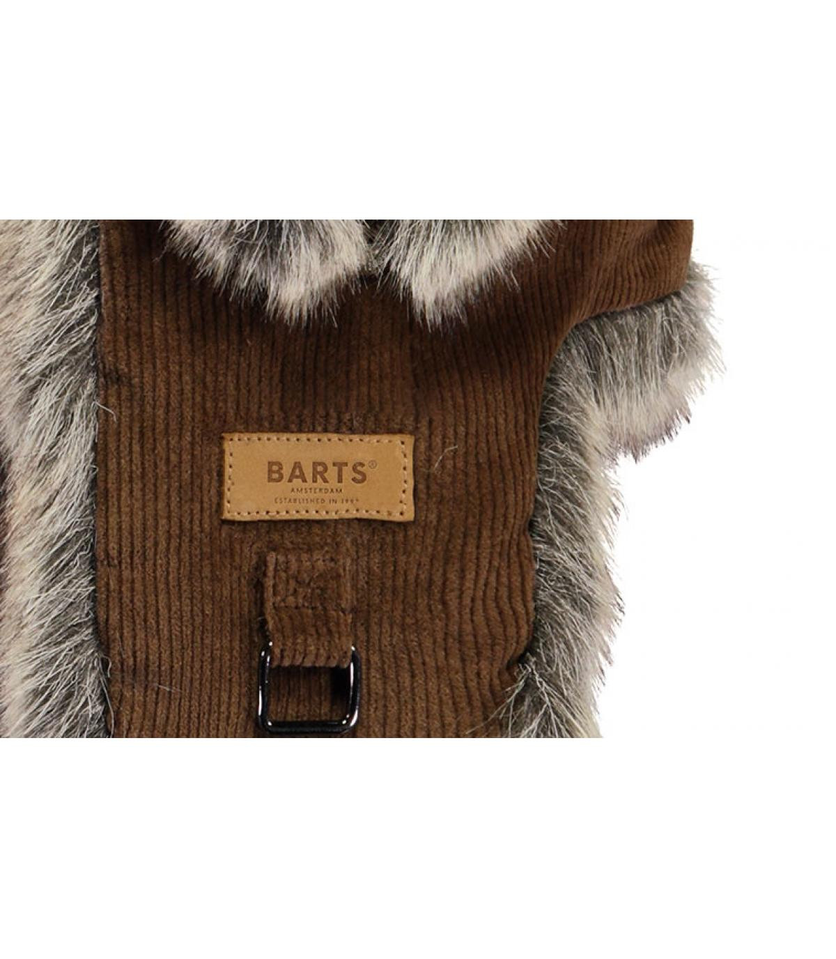 brown fur trapper hat